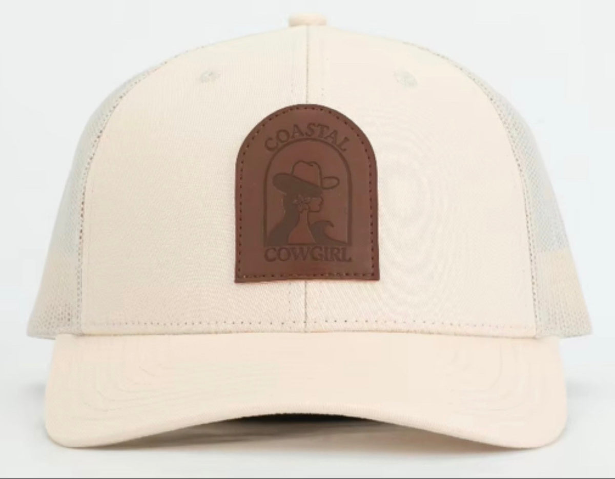 Coastal Cowgirl Baseball Cream Hat