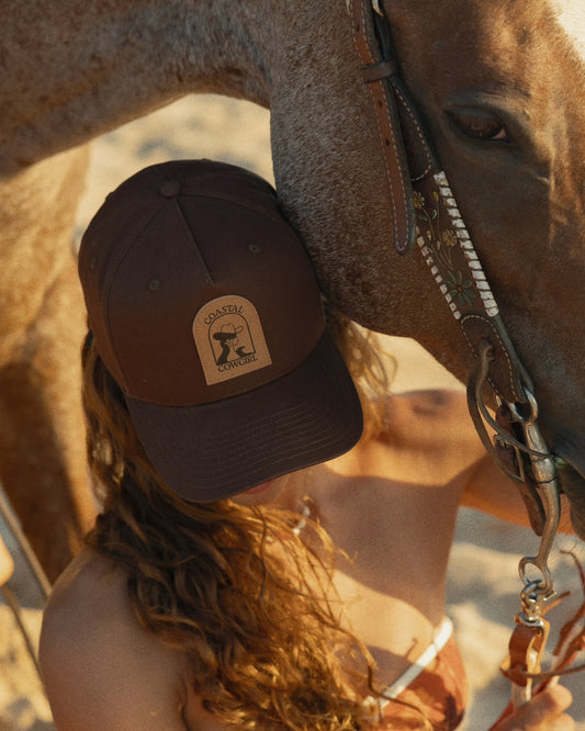 Coastal Cowgirl Baseball Brown Hat