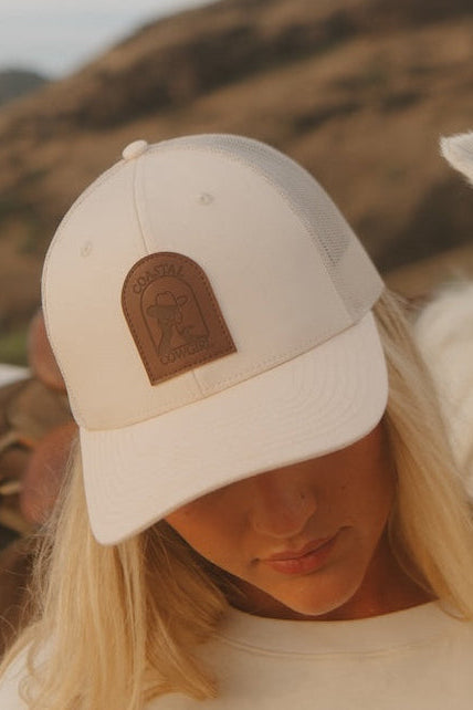 Coastal Cowgirl Baseball Cream Hat